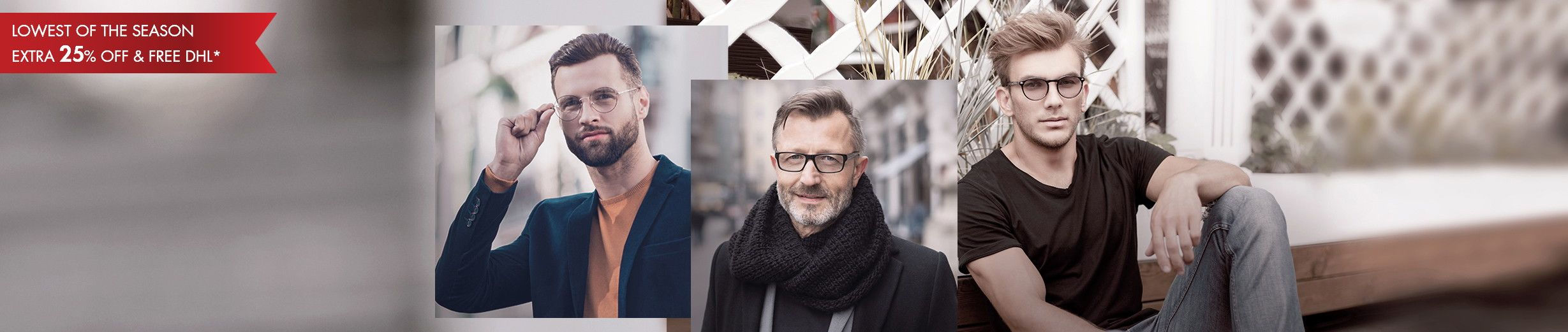 Glassesgallery - Men glasses banner